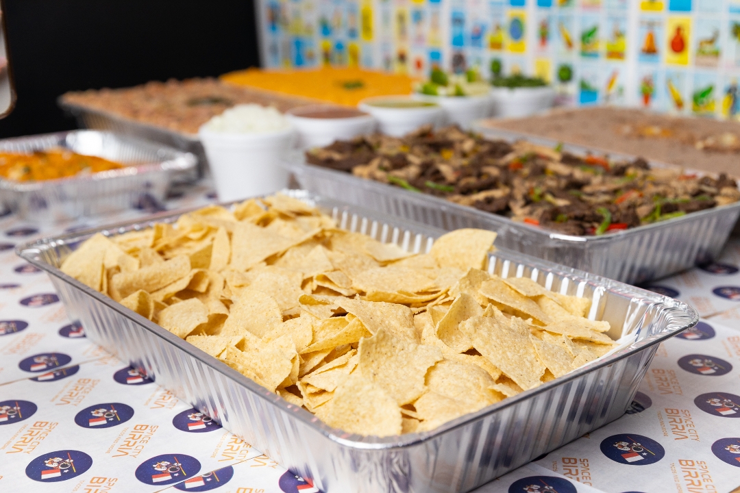 Large Chips & Queso.