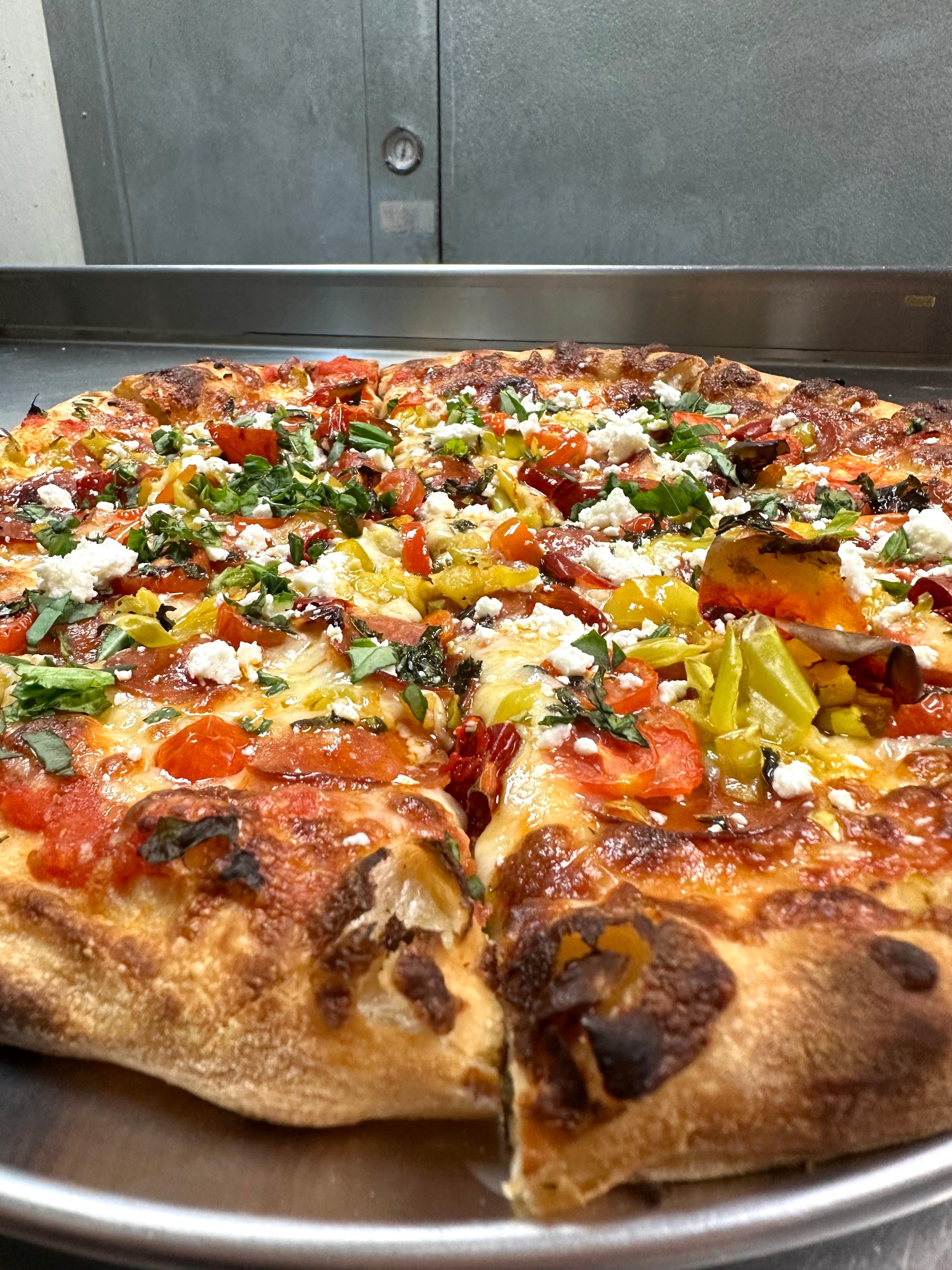 Mediterranean Pizza.