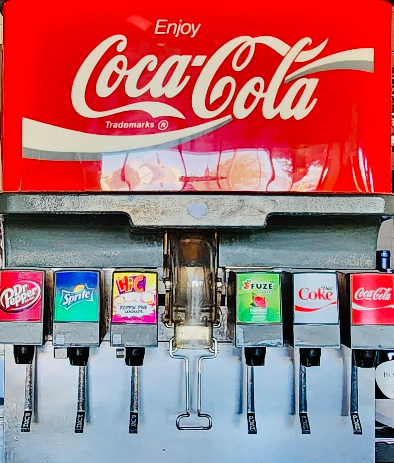 Soft Drinks Fountain.