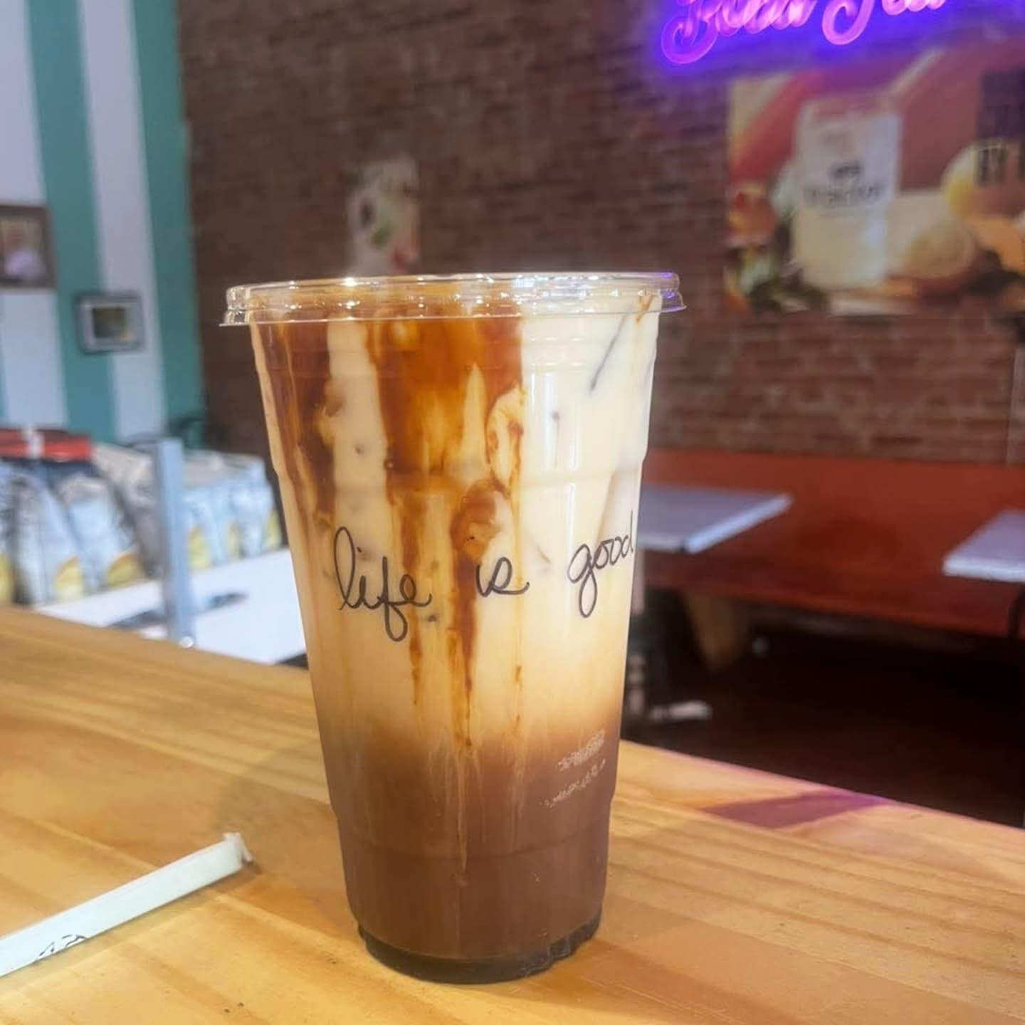 Brown Sugar Shaken Espresso 24oz.
