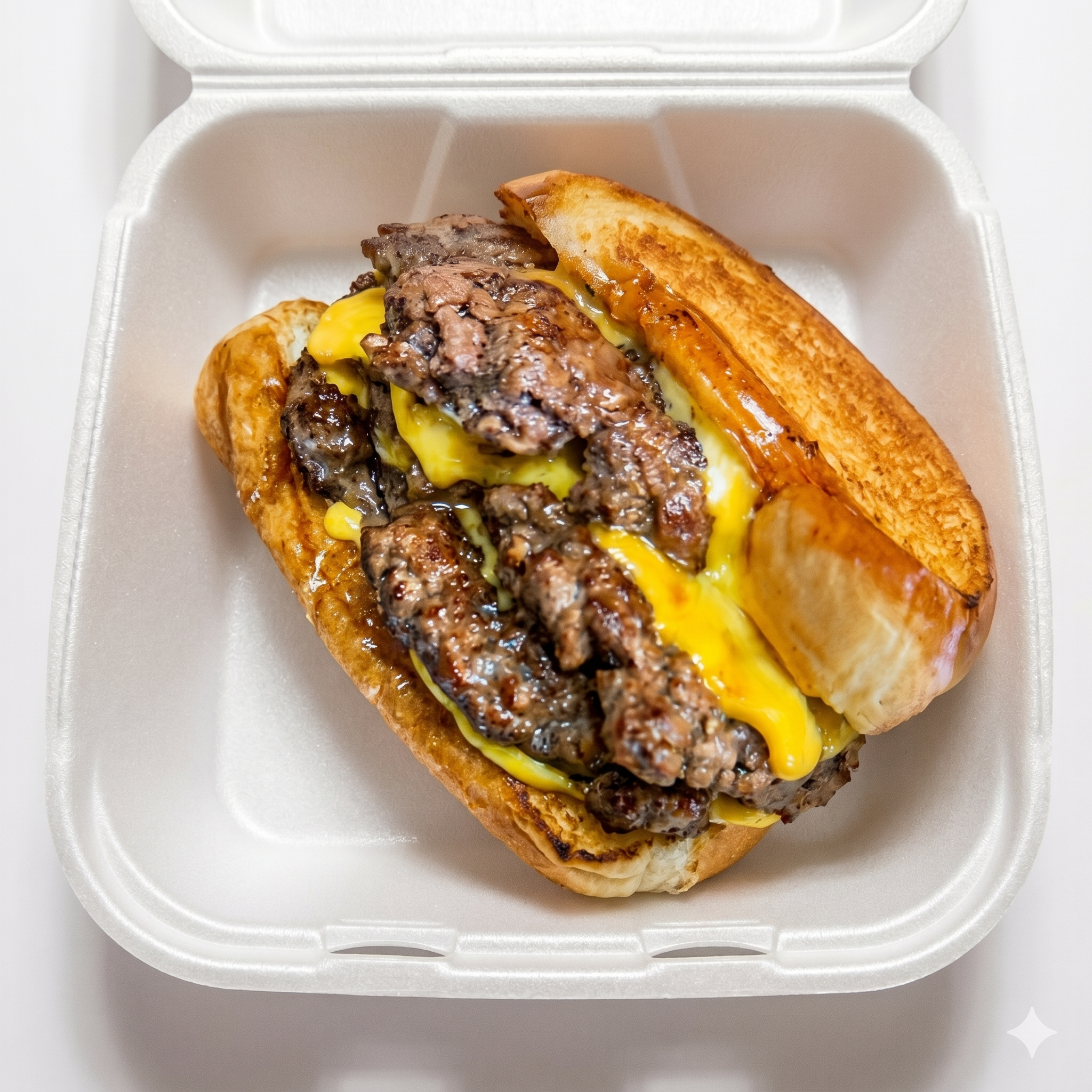 Grilled Cheese Burger.