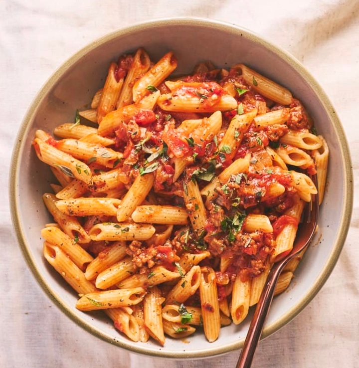 Penne w/ Sausage.