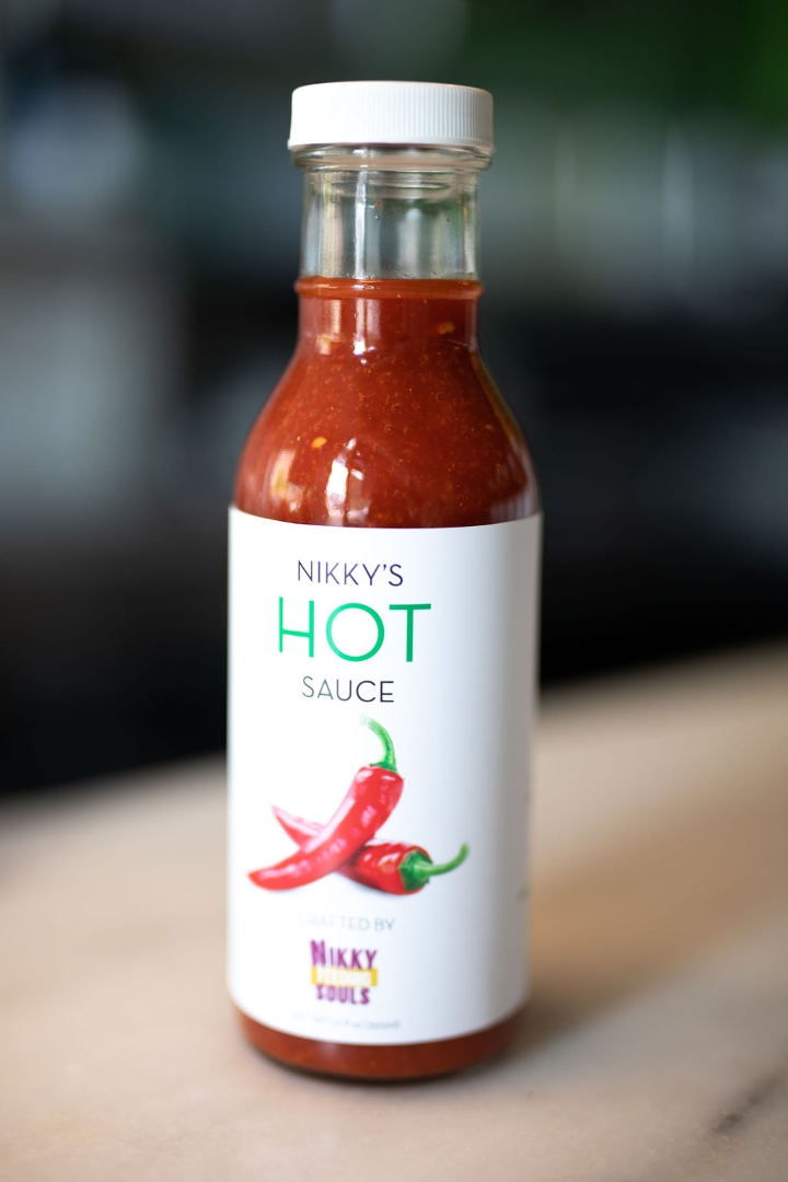 Bottle of Hot Sauce.