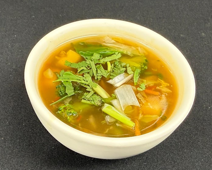 Hot and Sour Soup (vegan).