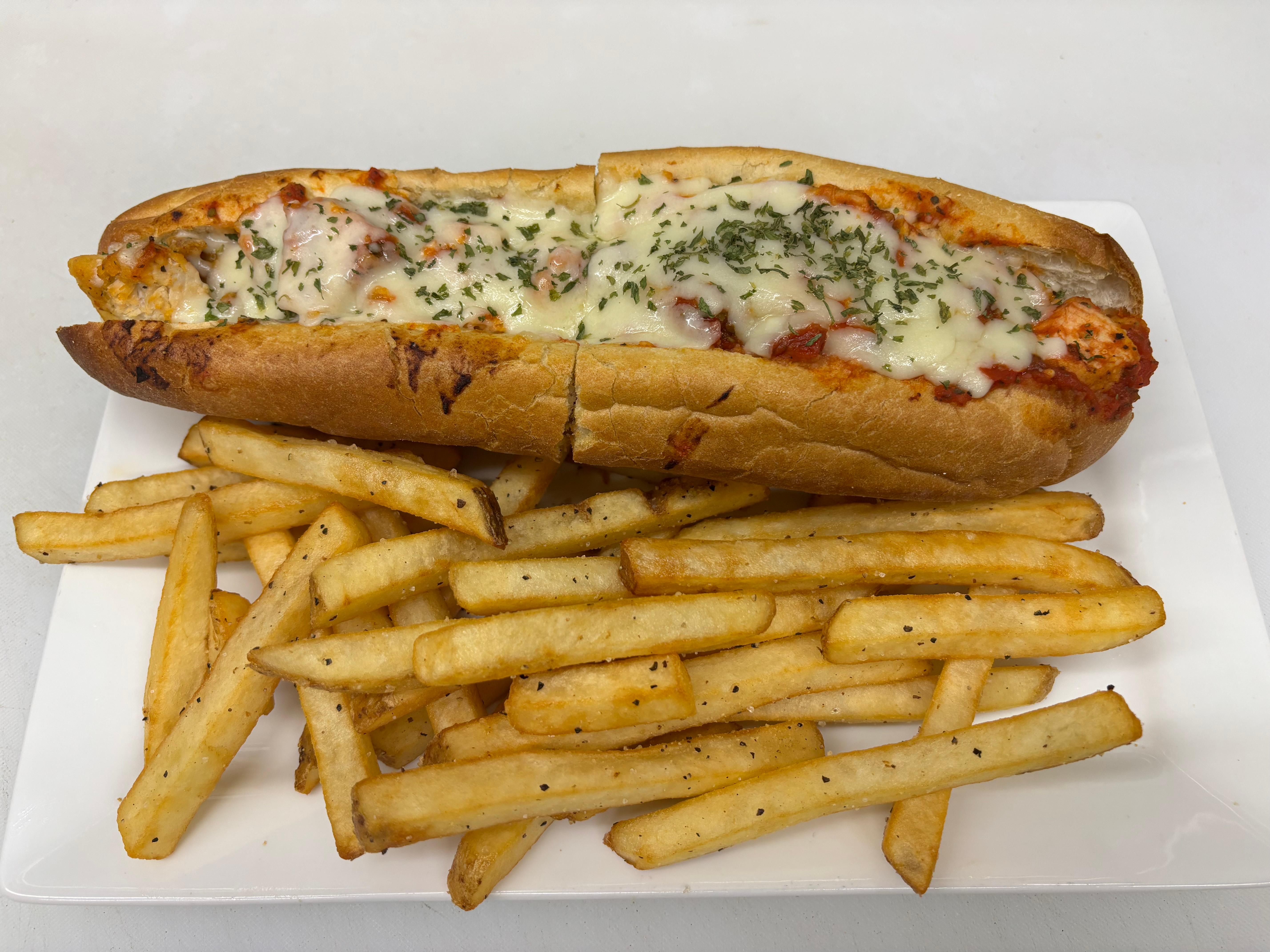 Chicken Parm Sub.