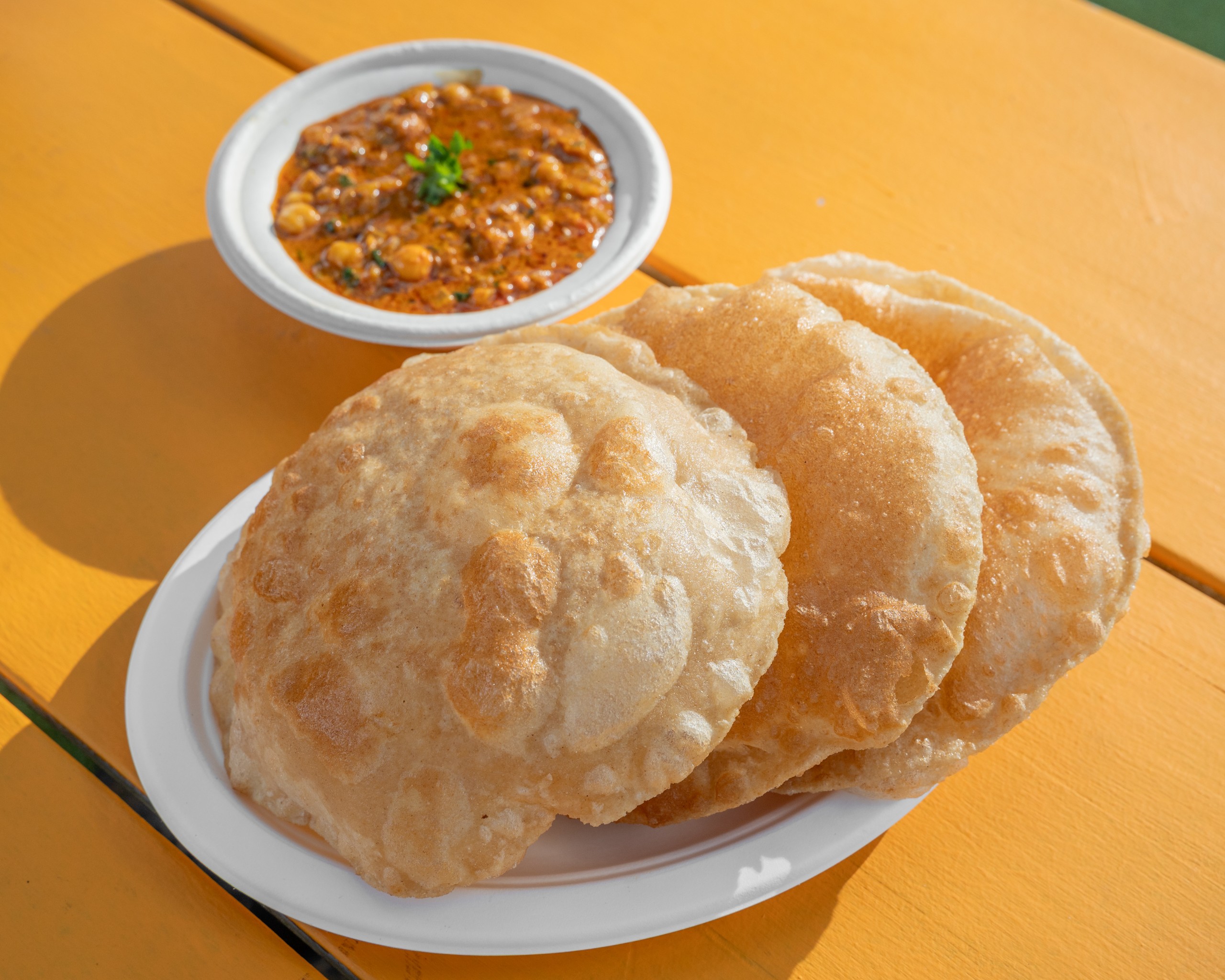 O - Poori w/ Choley.