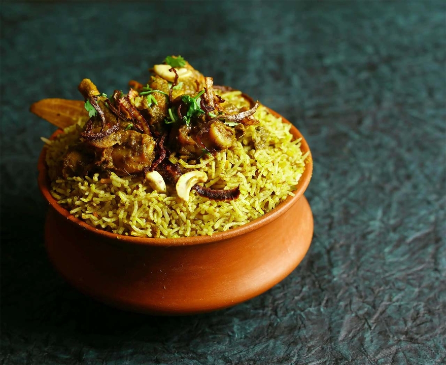 Gongura Chicken Biryani.