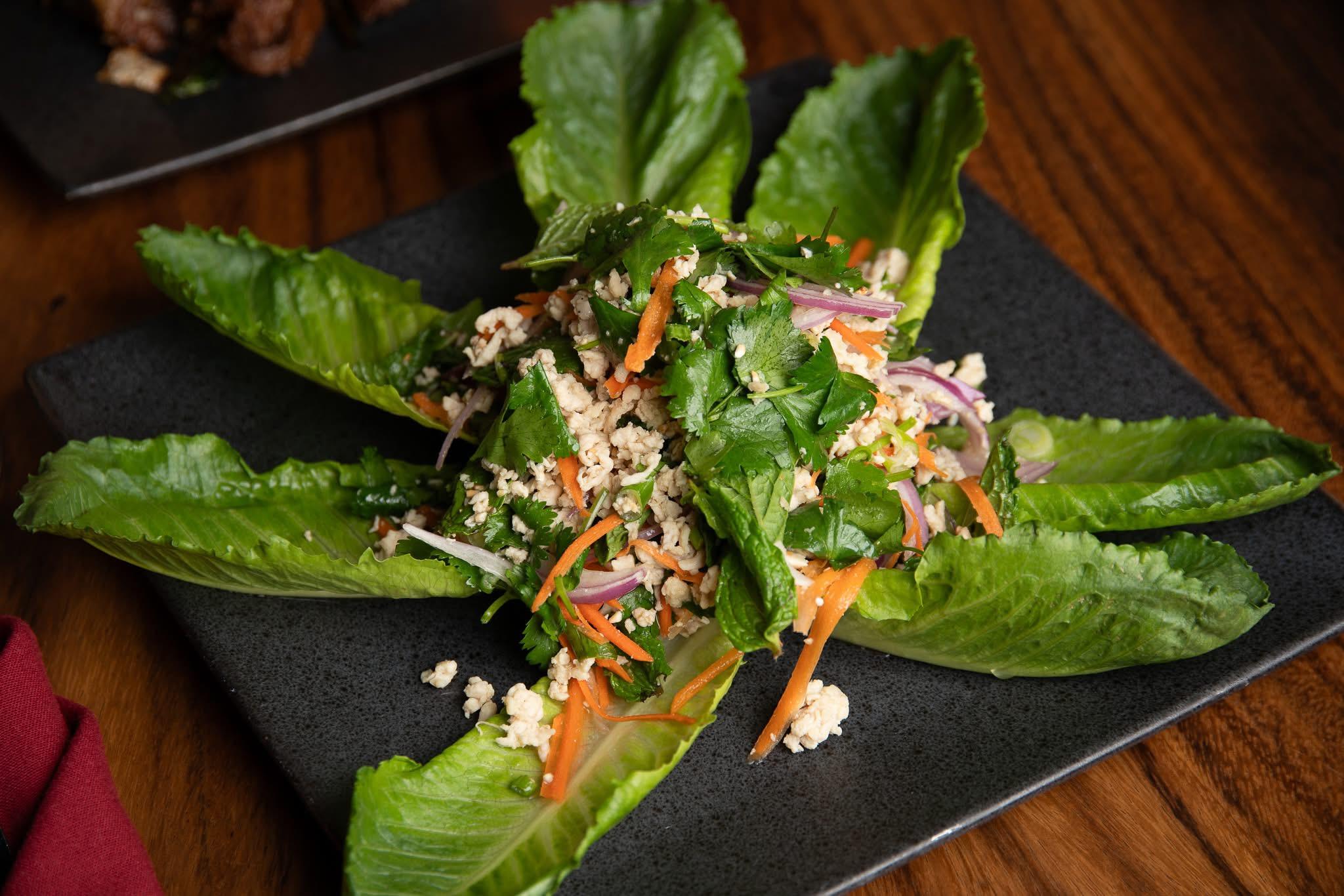 Larb Wrap Chicken.