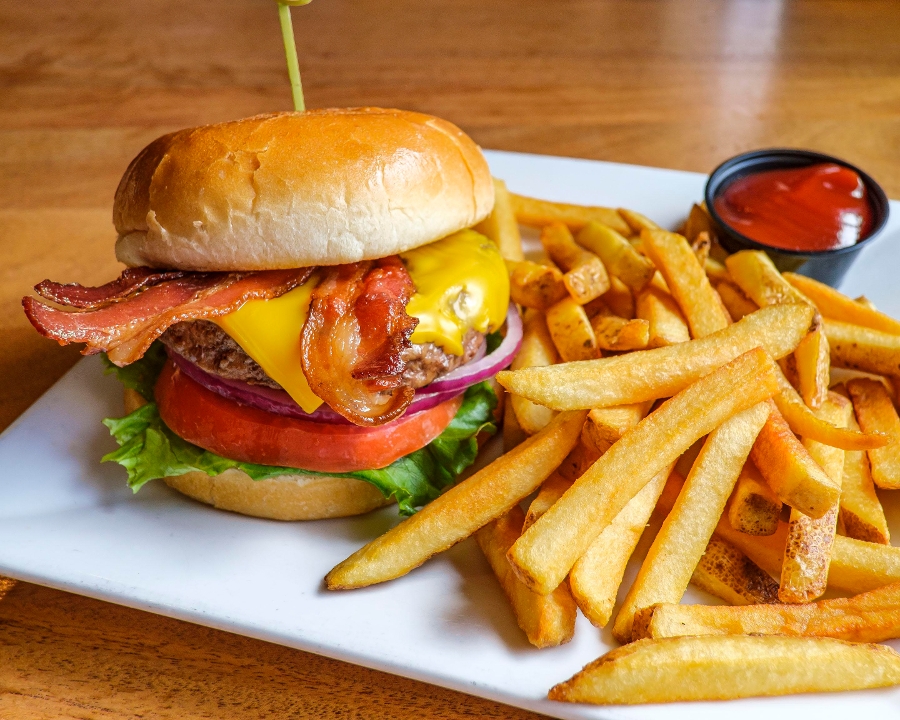 Bacon Cheese Burger.