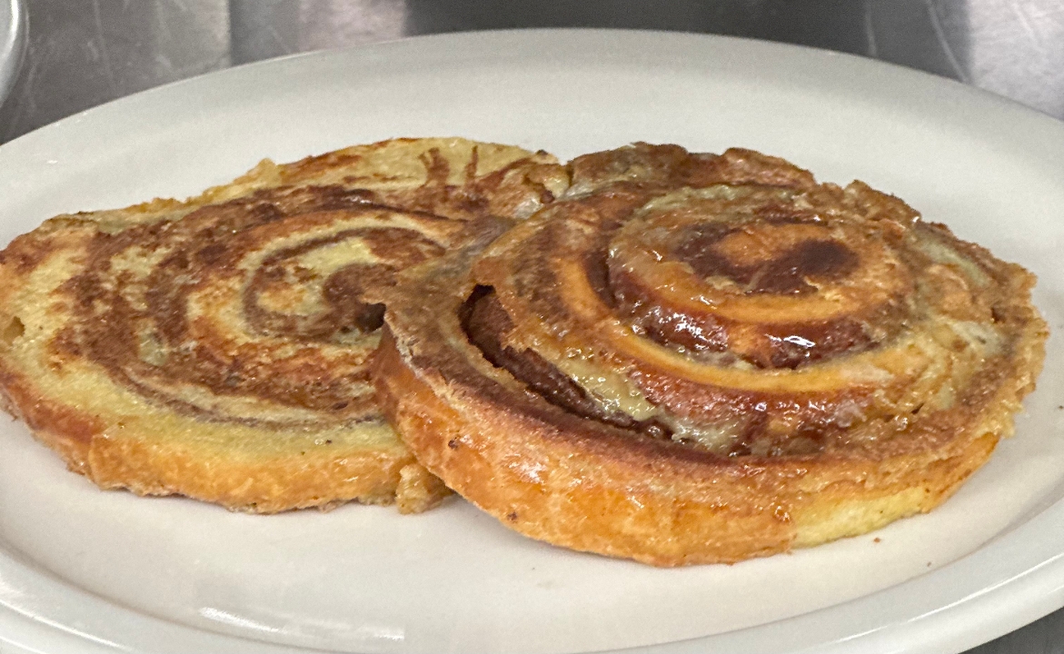 Cinnamon Roll French Toast.