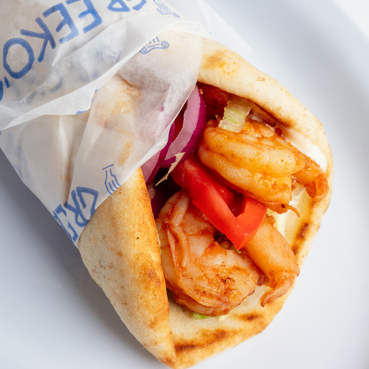 Shrimp Pita.