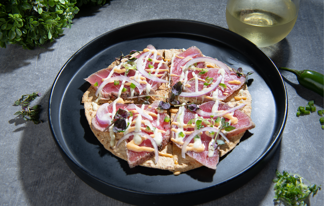 Tuna Flatbread.