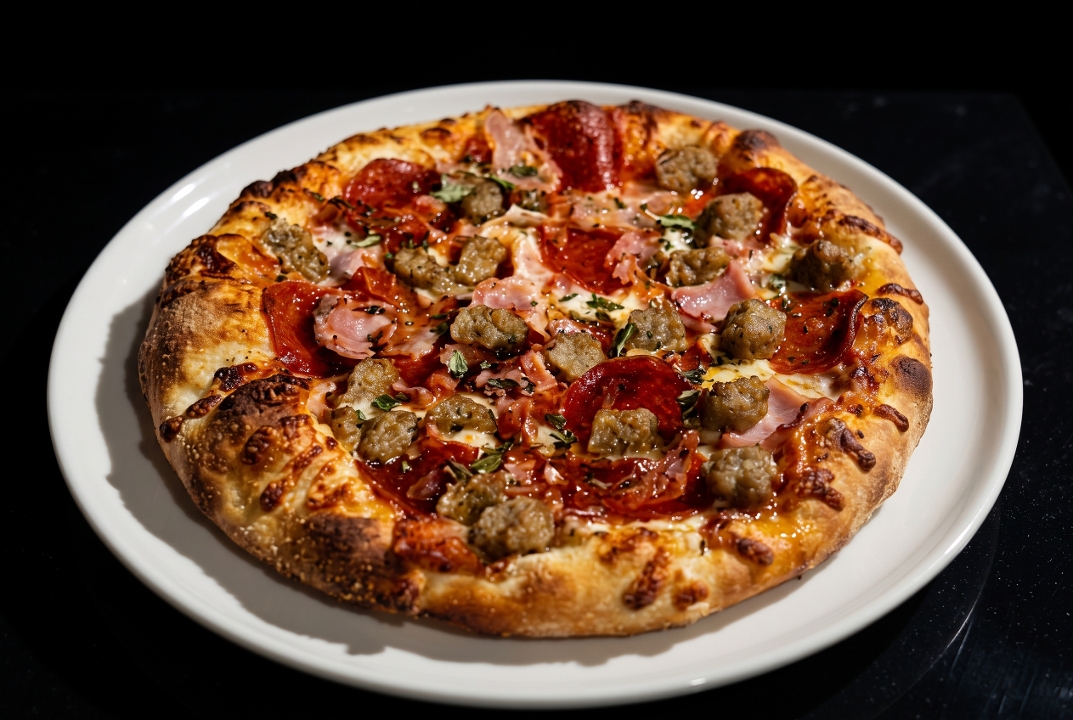 Large Carnivore Pizza.