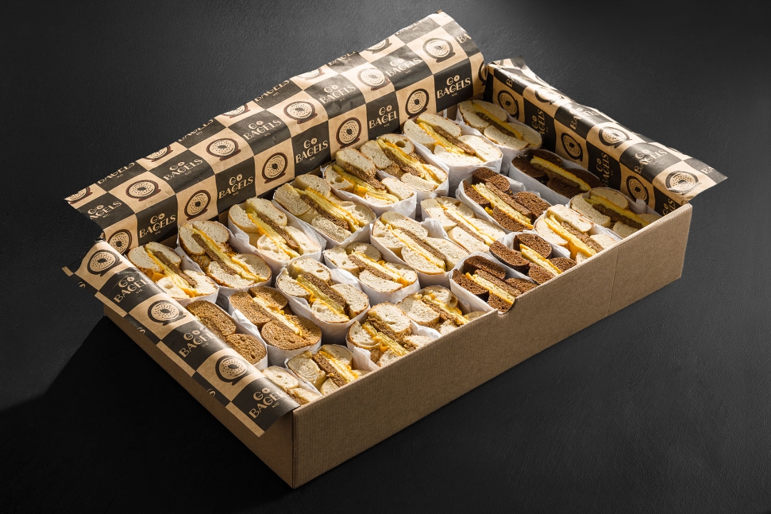 VEGAN BREAKFAST BOX (12 Sandwiches).