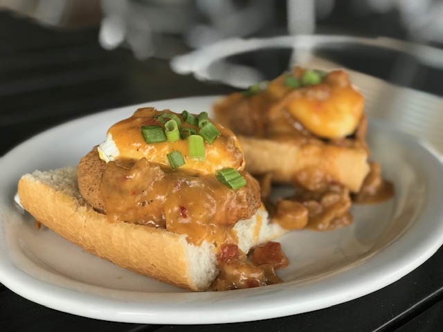 Cajun Crab Cake Benedict.