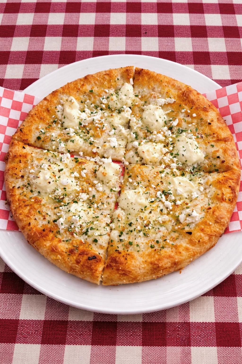 4 Cheese Pizza.