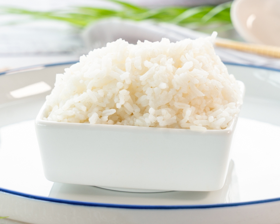 STEAMED RICE.