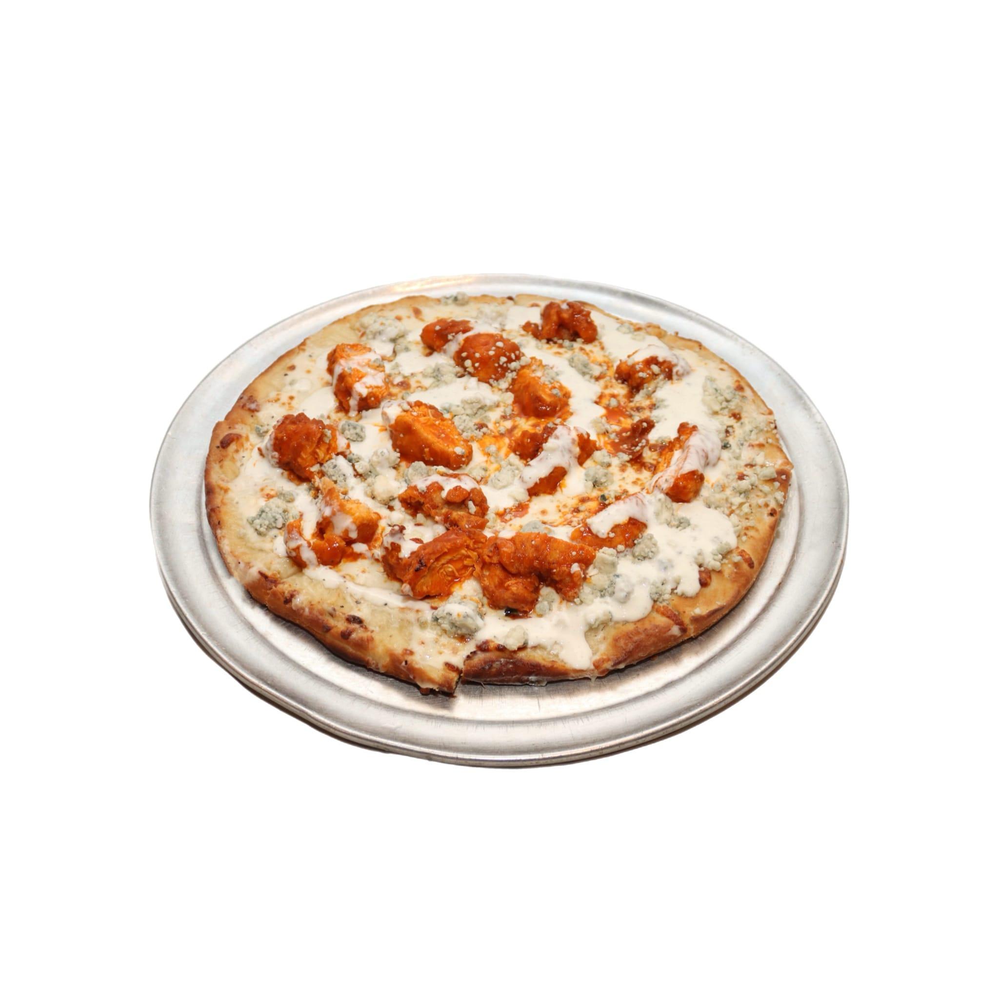 BUFFALO CHICKEN PIZZA.