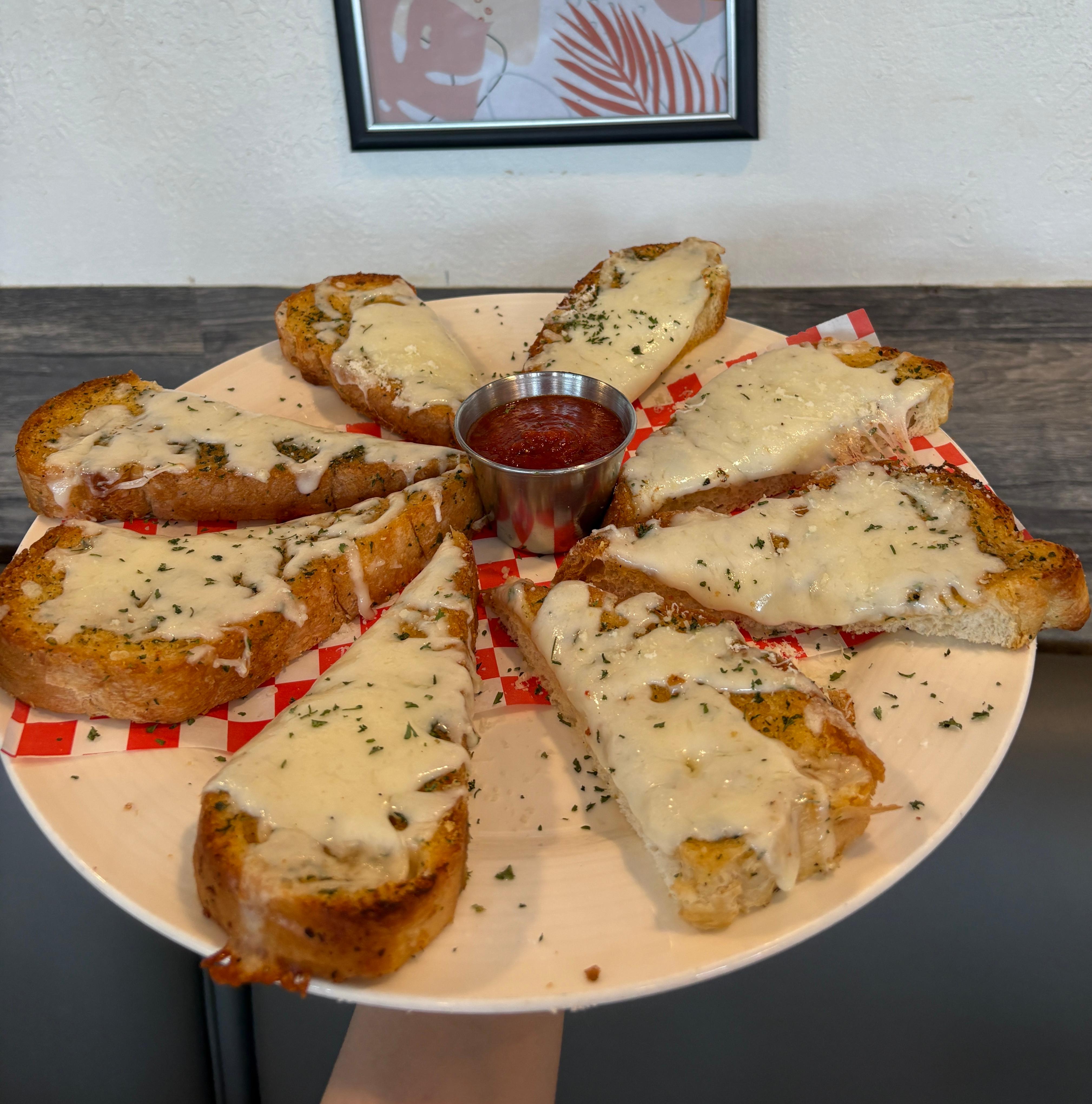Garlic Cheese Bread.