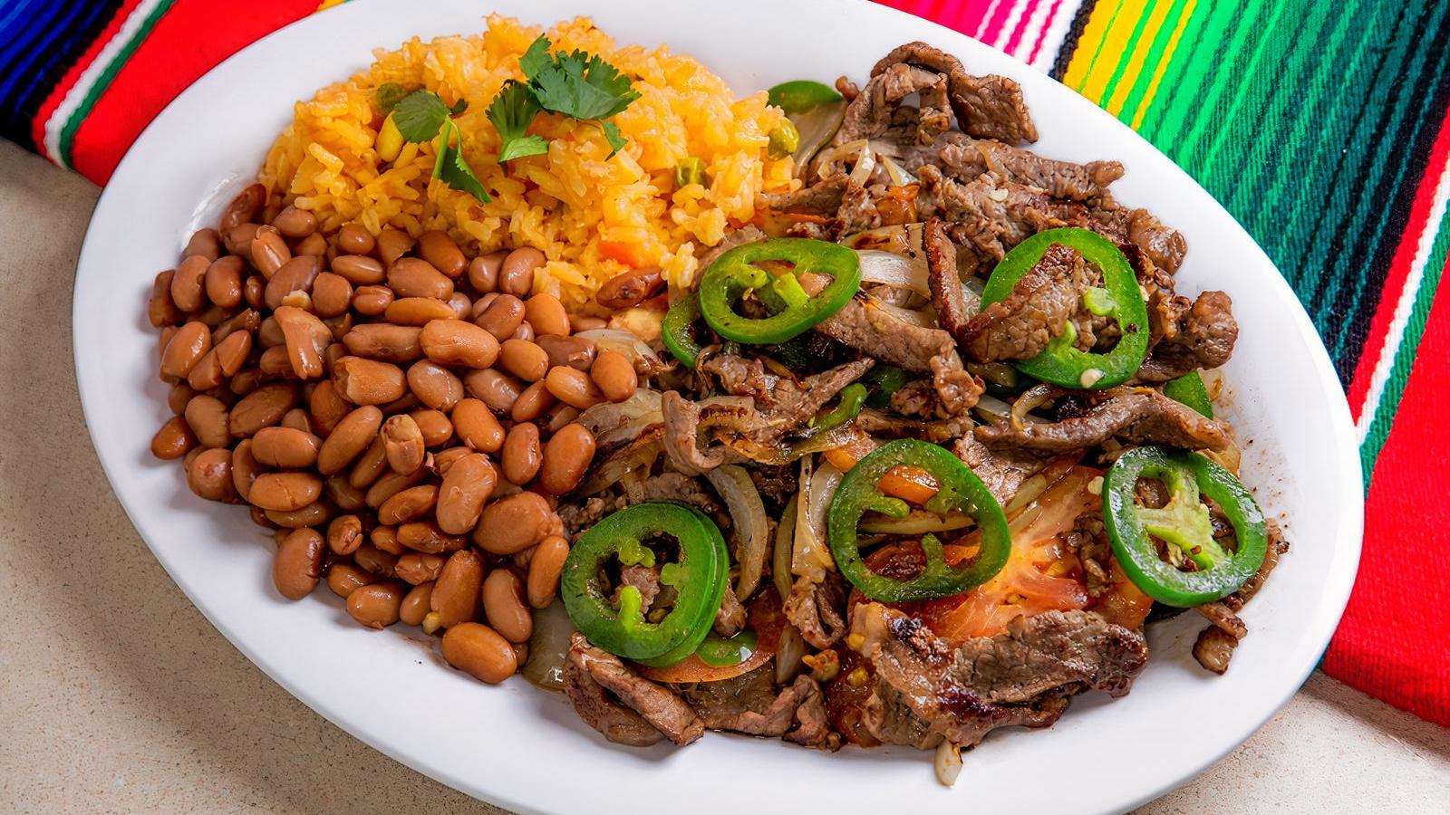 Bistec a la Mexicana.