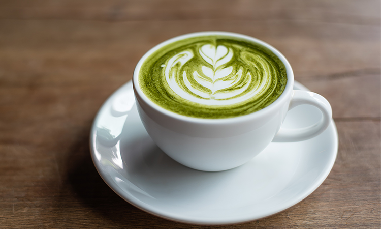 MATCHA LATTE.
