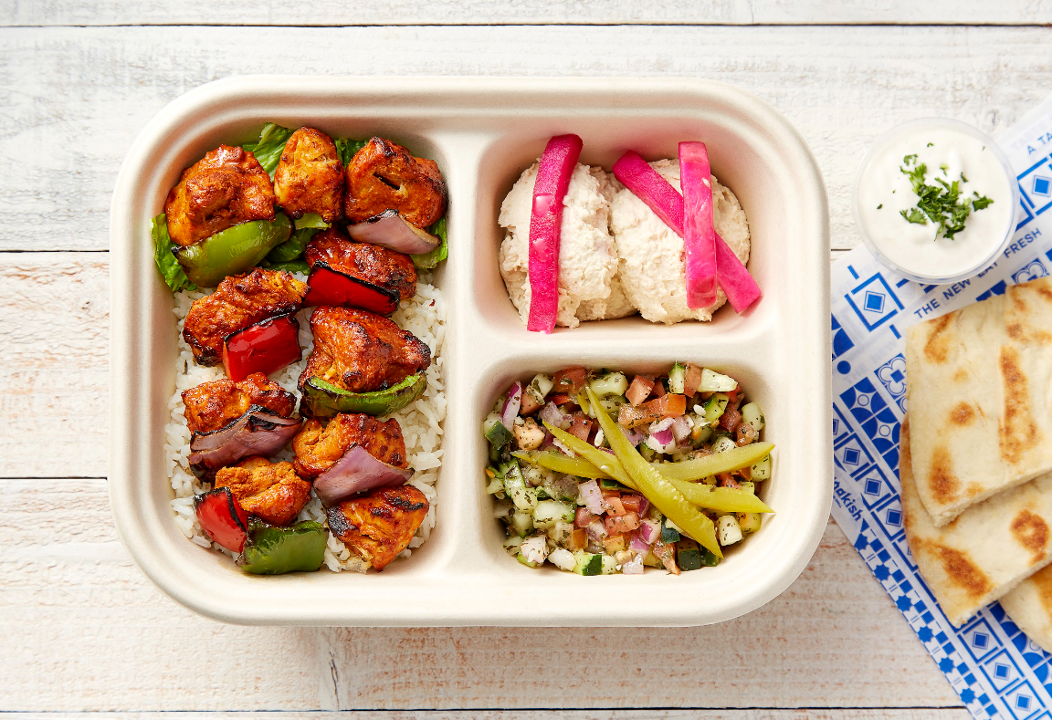 Chicken Kebab Plate.