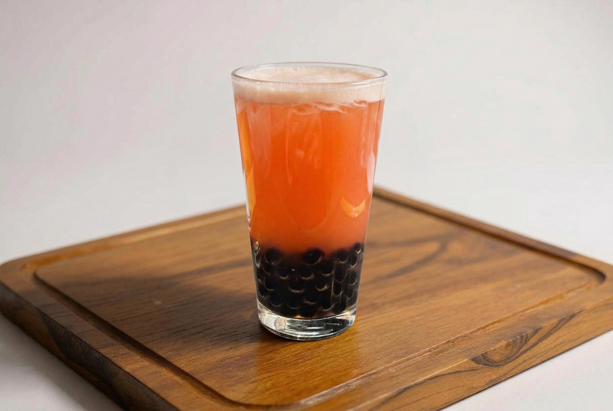Strawberry Bubble Tea.