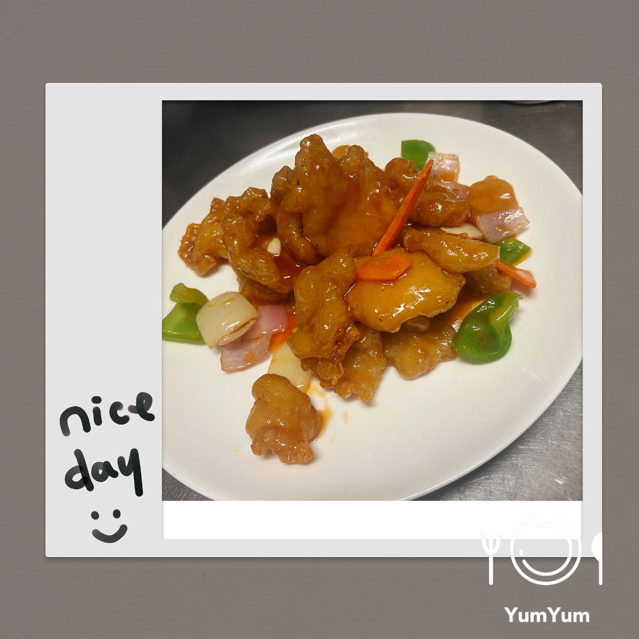 S15 咕噜鱼片/Sweet & Sour Fried Fish.