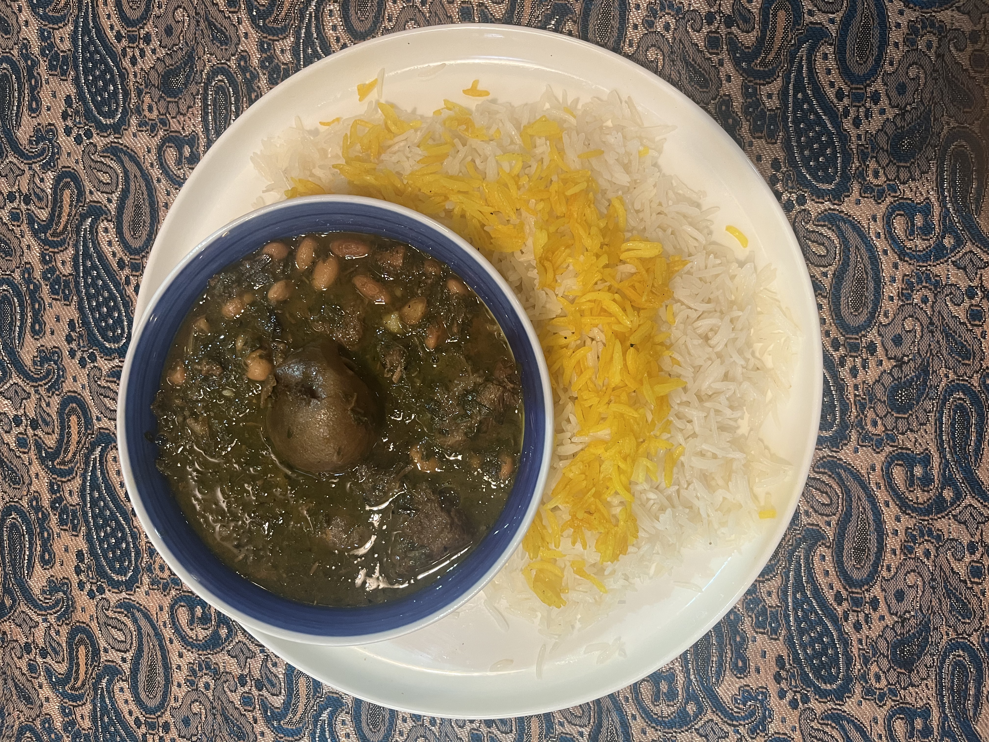 Khoreshte Gheymeh (Beef Stew).