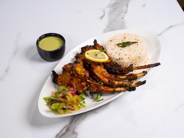 Flame Grilled Lamb Chops.