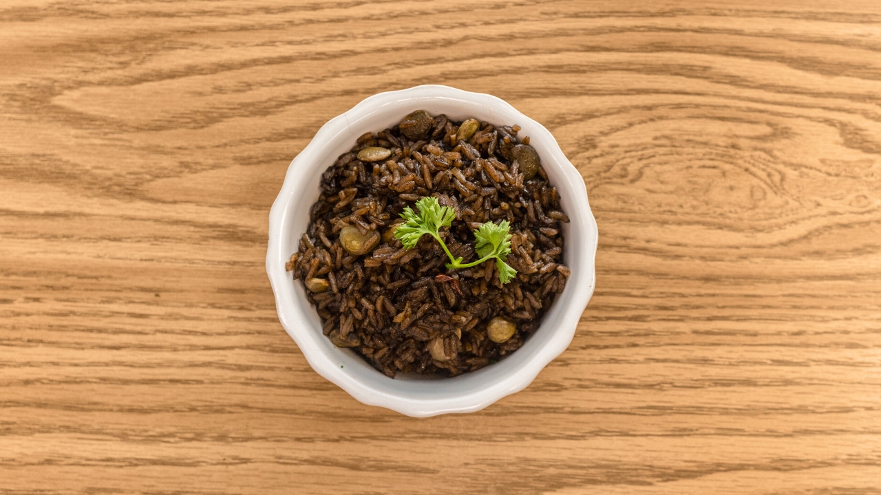 Black Mushroom Rice.