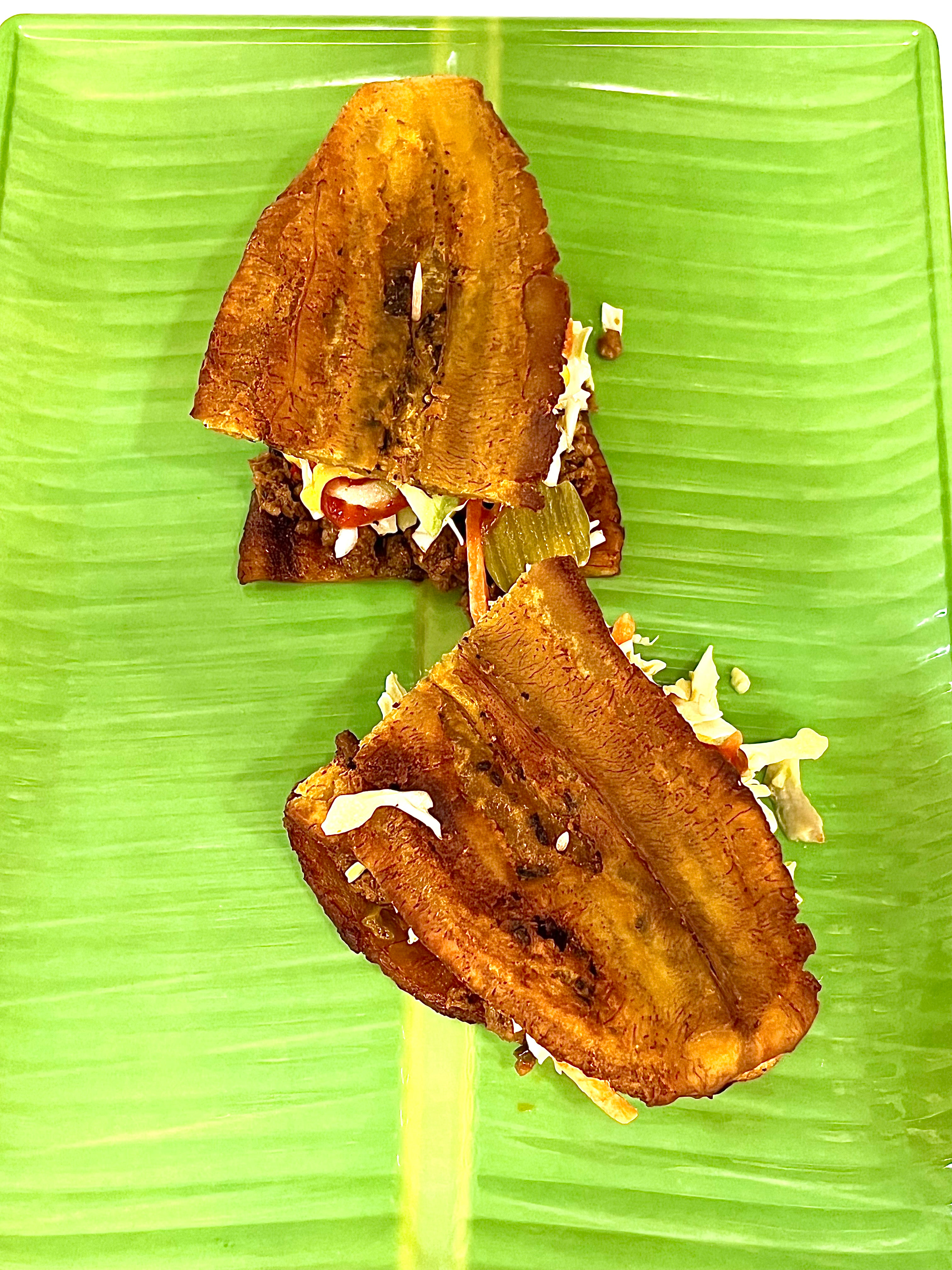 Impossible Vegan Patacon.
