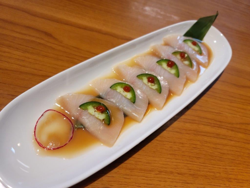 SA13-YELLOWTAIL CARPACCIO.