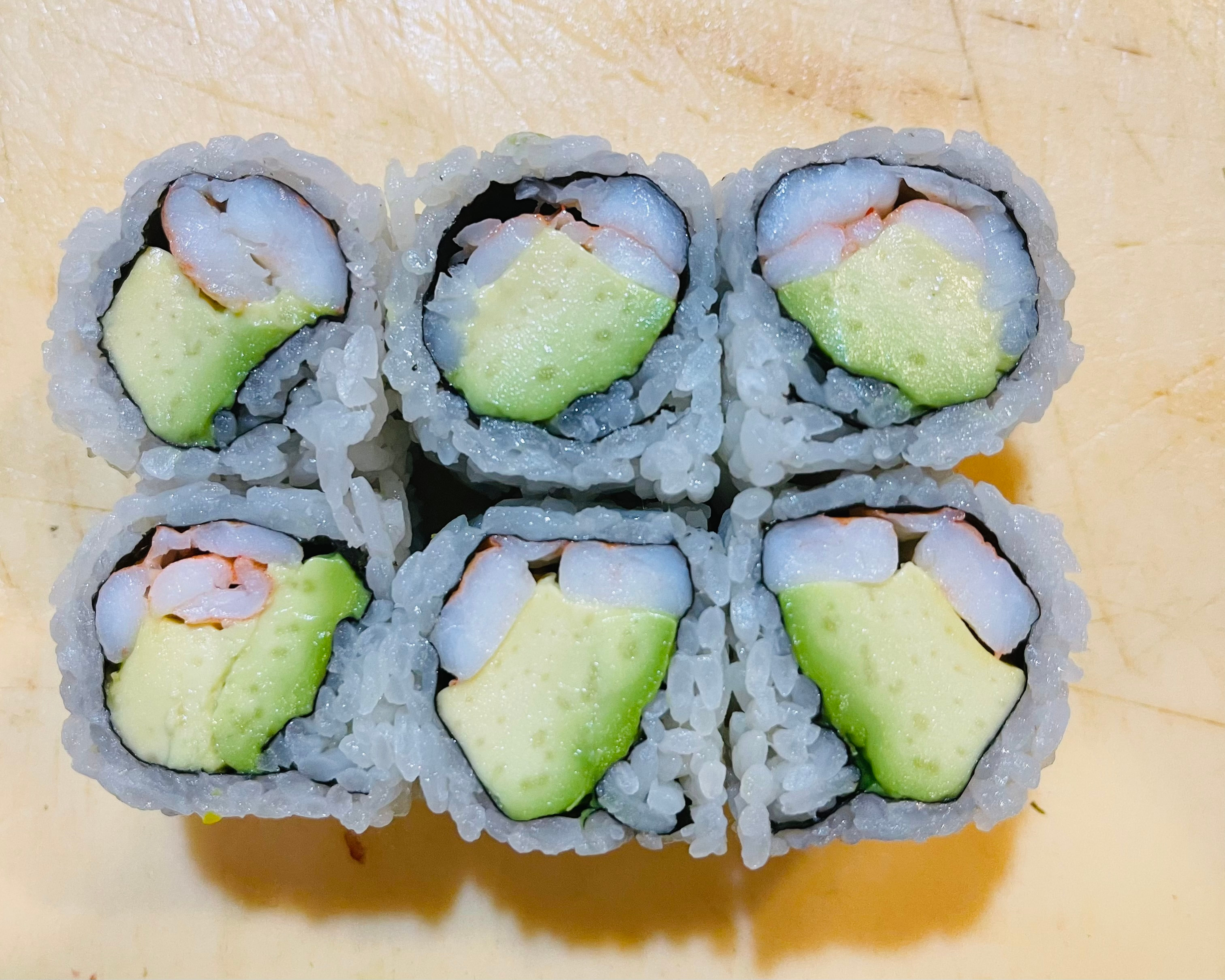 Shrimp Avocado Roll.