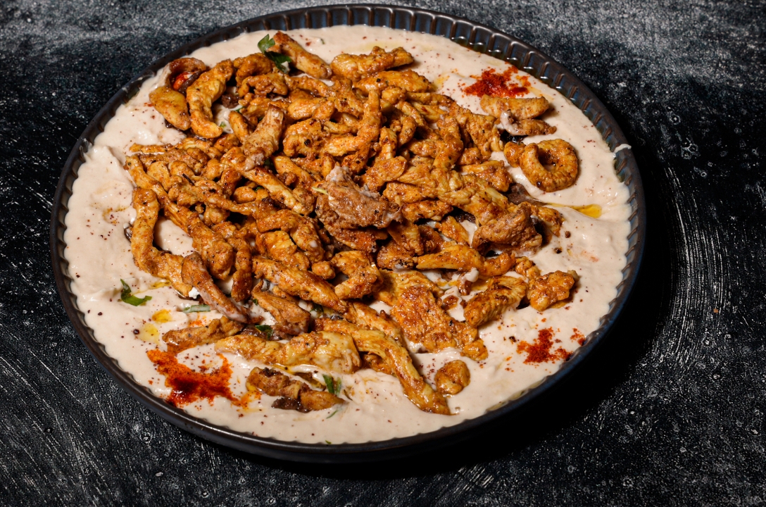 Chicken Shawarma Hummus.