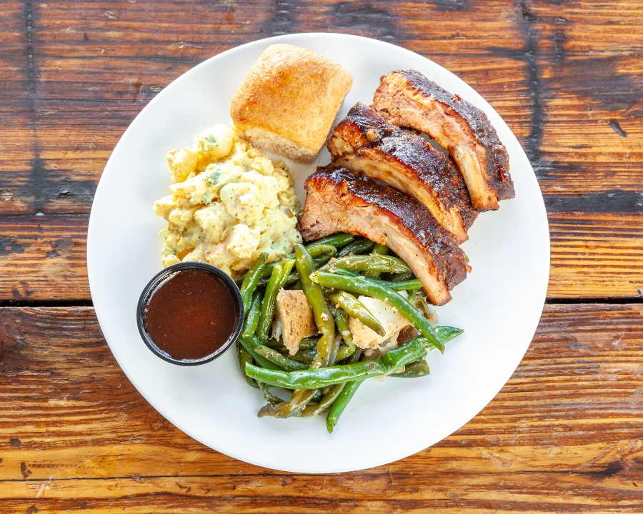 1 Meat and 2 Sides.