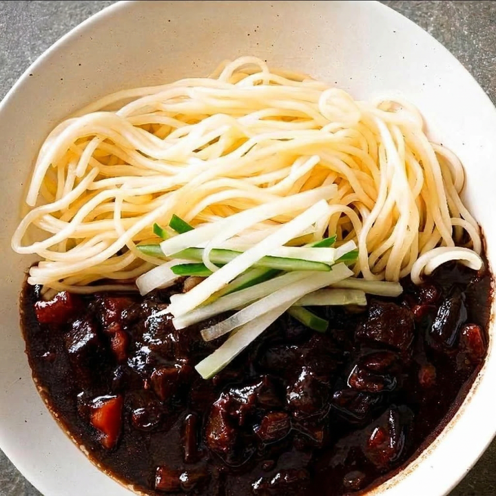 Jjajangmyeon.