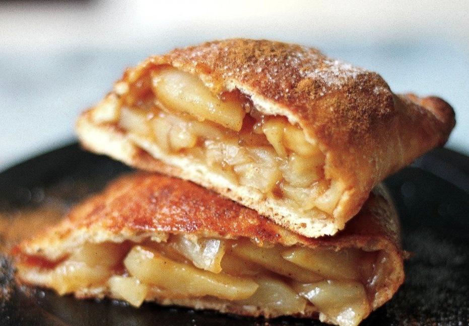 Wood Fired Apple Calzone.