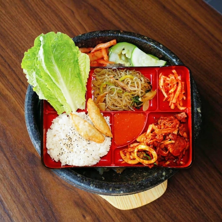 Pork Belly Bento.