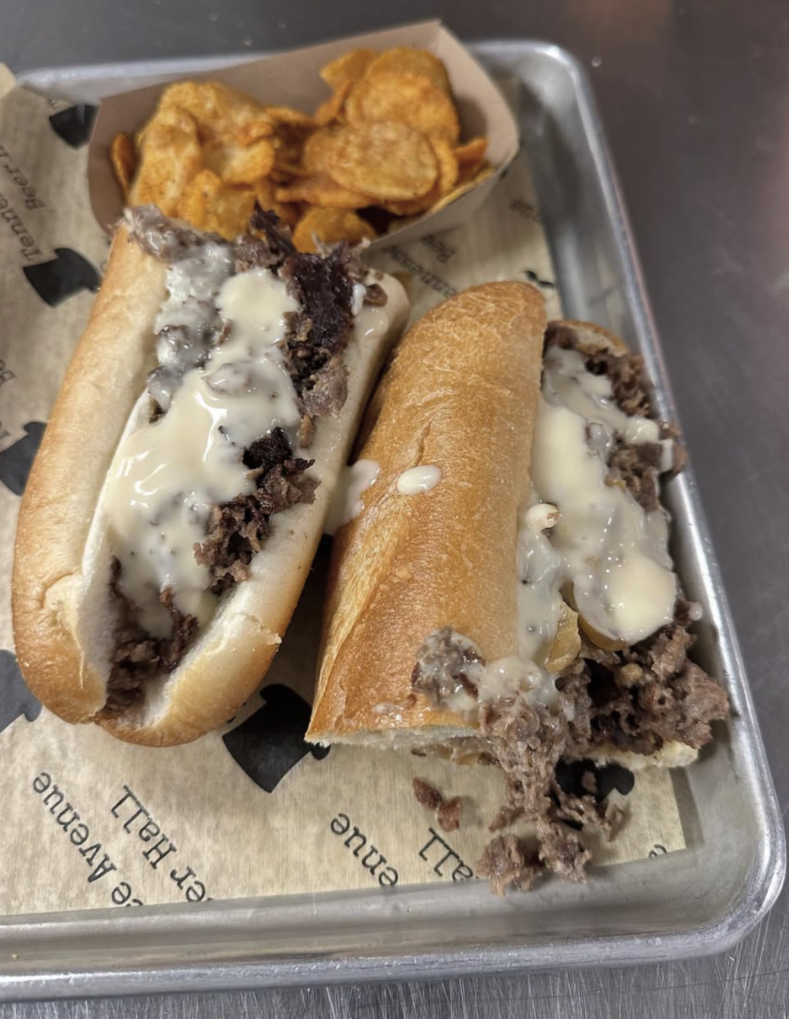 Rib Royalty Cheesesteak.
