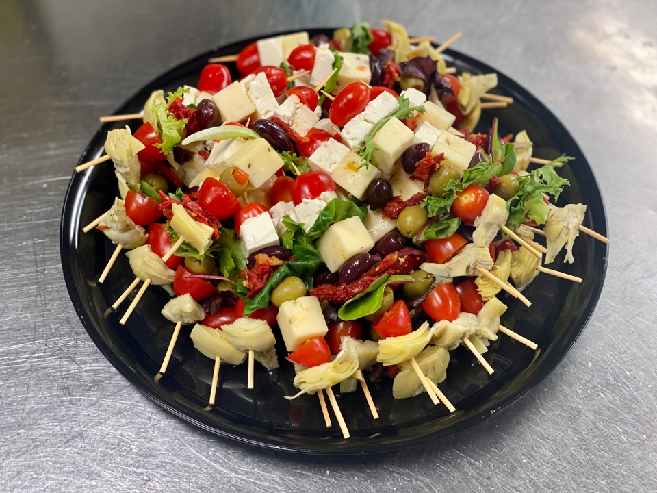 Antipasto Skewers Cheese & Veggies.