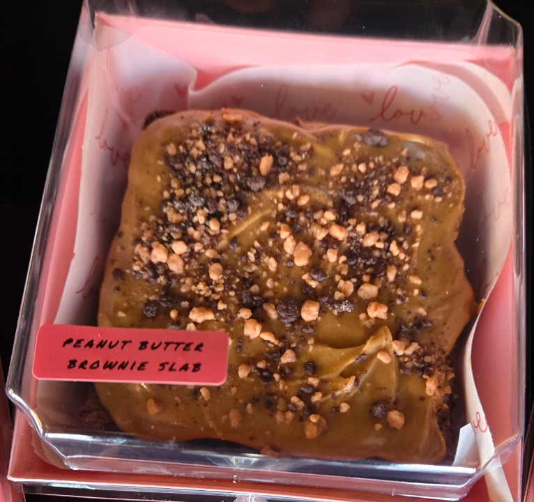 Peanut Butter Brownie slab.