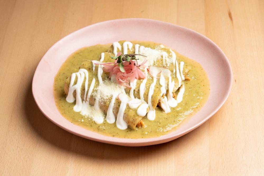 Green Enchilada - Chicken Tinga.