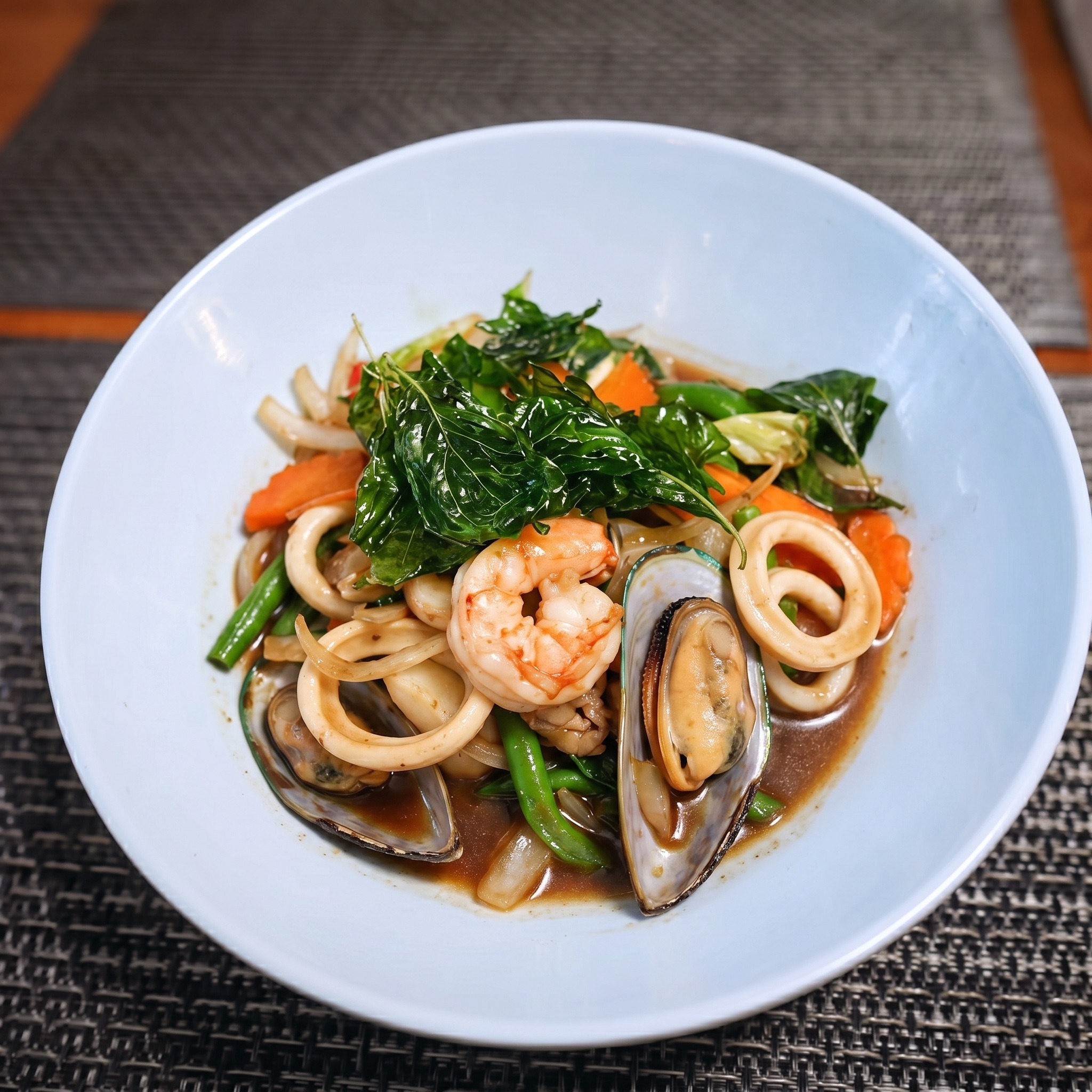 Seafood Hot Plate.