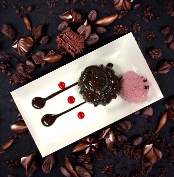 Molten Chocolate Cake.