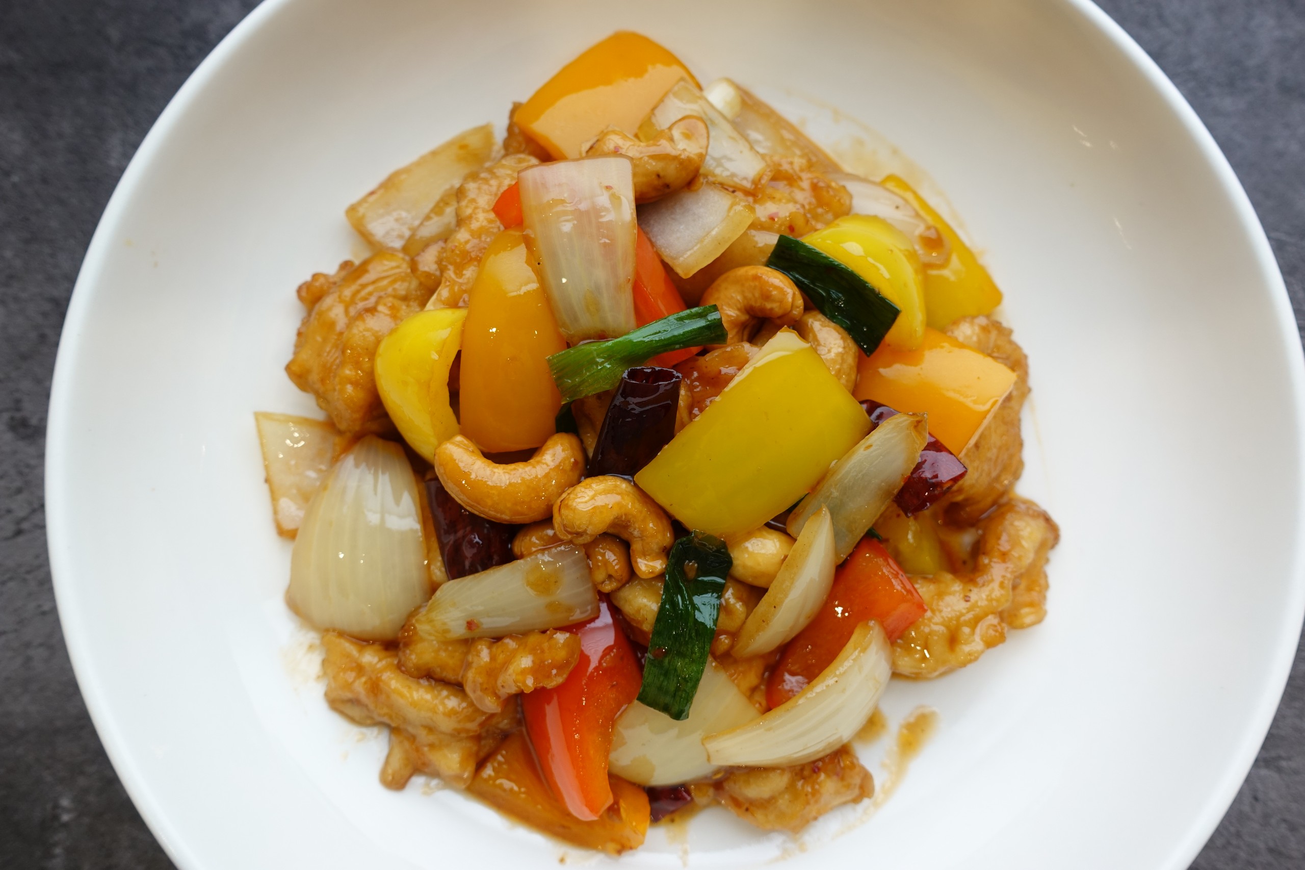 Chicken Cashew Nut (ไก่ผัดเม็ดมะม่วง)(🌿GF).
