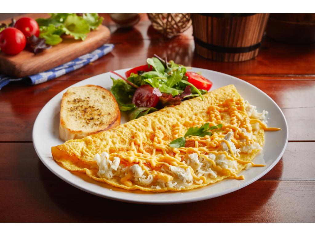 (17) Bacon & Cheese Omelette.