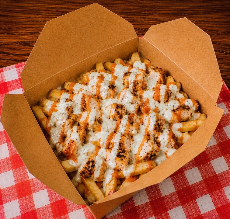 Buffalo Crispy Chicken Fries Bowl.