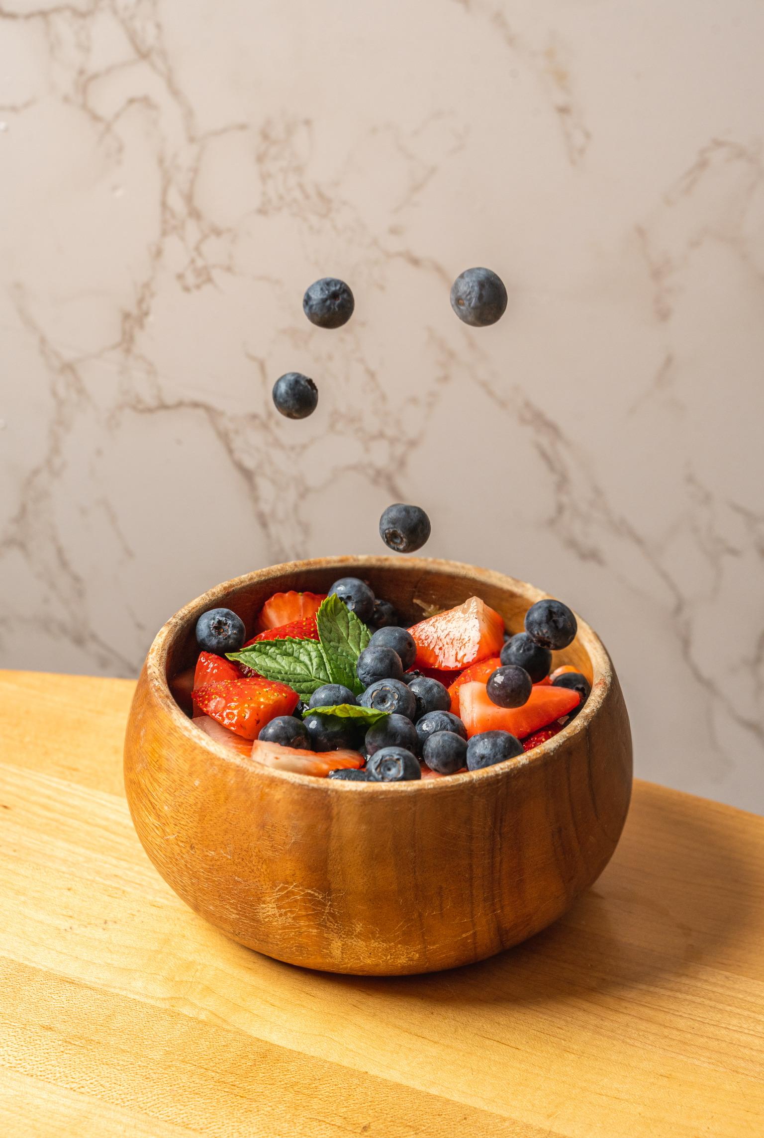 BOWL OF BERRIES.
