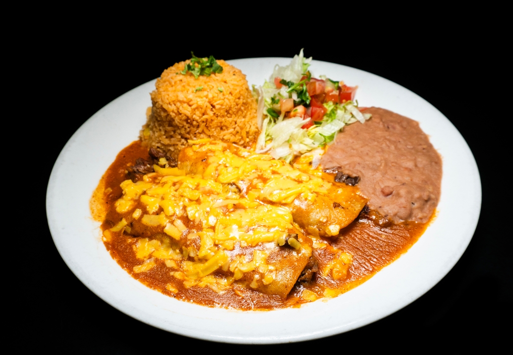 Lunch Enchiladas.